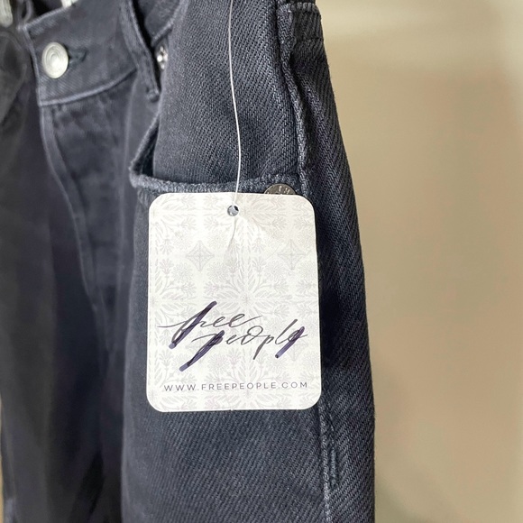 Free People Maggie Mid-Rise Straight-Leg Jeans Size 26S - Picture 12 of 16